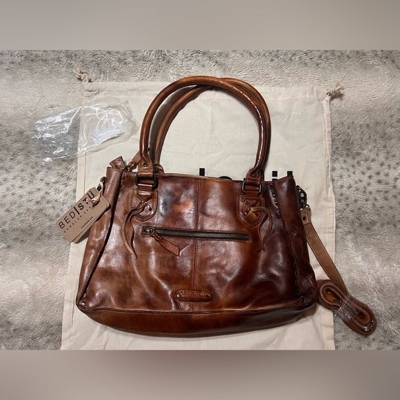 Bed Stu Brown Leather Crossbody Bag - Picture 6 of 13